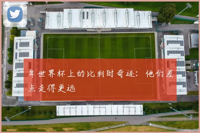 年世界杯上的比利时奇迹：他们差点走得更远